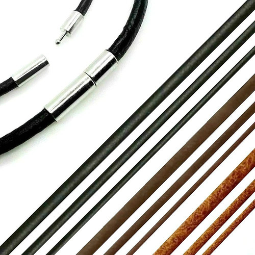 Echtleder halskette armband - halskette,