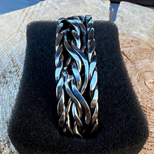 Geflochtenes kettenarmband - kettenarmband, in