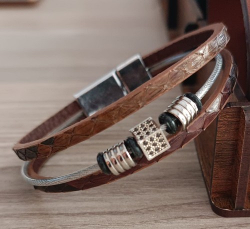 Dreifach lederarmband design - dreifach,