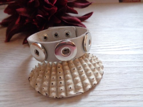 Armband kunstleder chunk 12 - kunstleder,