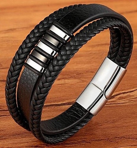 Deluxe leder armband wickel - wickel, 6