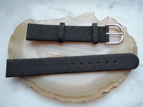 Leder uhrenarmband schwarz - leder,