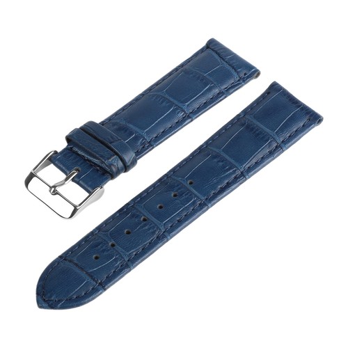 Lederarmband blau croco 30 - blau, lm-30