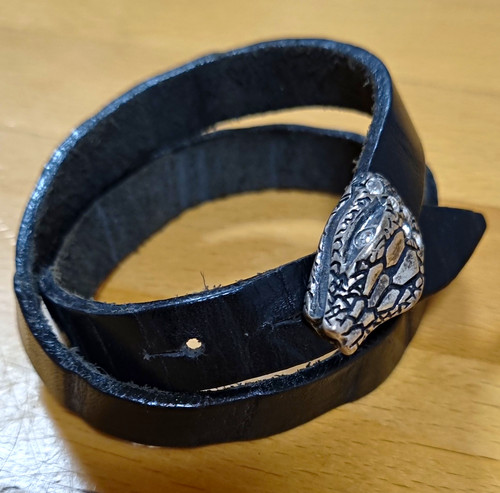 Lederarmband unisex schwarz - unisex, 43