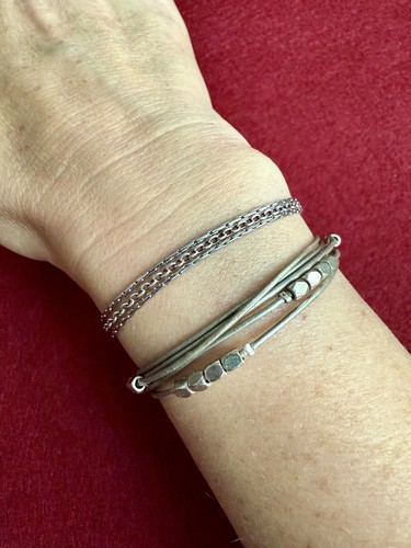 Fossil lederarmband mit - fossil,