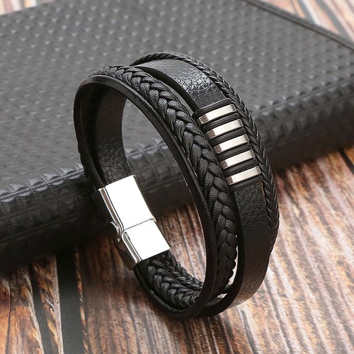Herren leder armband cm - leder,