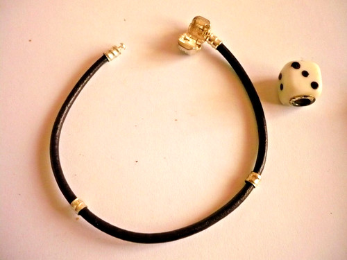 Echt leder bead - leder,