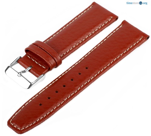 Lederarmband braun weiß wb40 - weiß,
