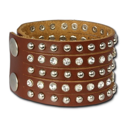 Silberdream lederarmband braun - lederarmband,