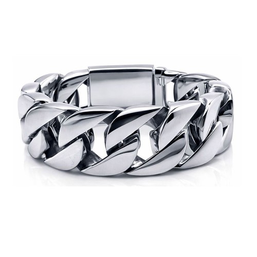 Massives 316l edelstahlarmband - massives,