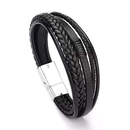 Armband braun schwarz - braun,