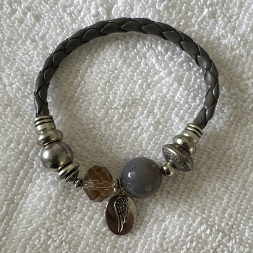 Lederarmband armreif - lederarmband,